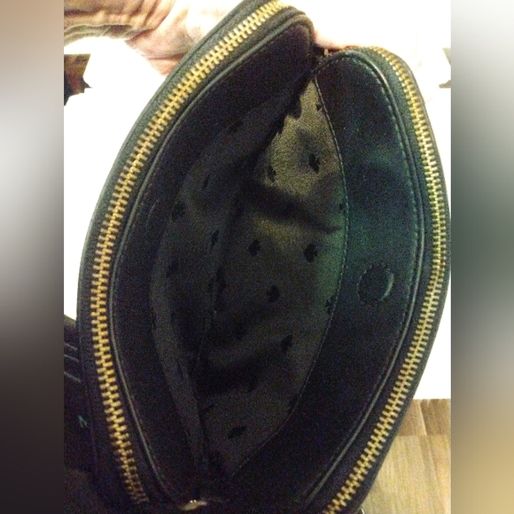 Kate Spade Harper black leather crossbody bag with gold chain & leather strap EU - Picture 9 of 16